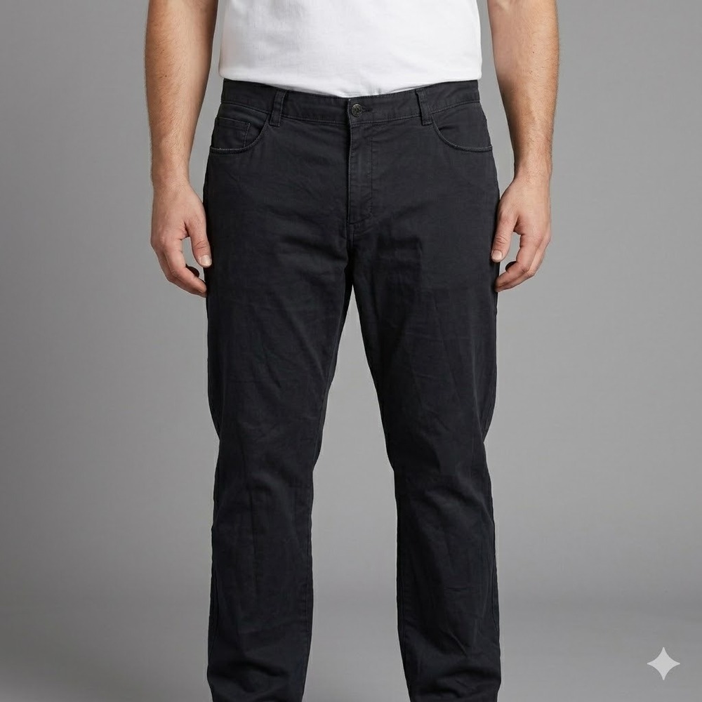 Calvin‎ Klein Pants Slim Fit Chino Stretch Casual Navy Blue 40x32
